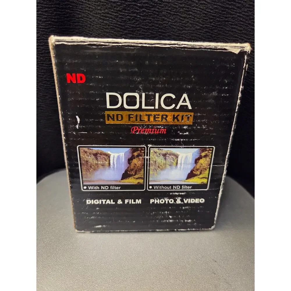 Dolica Neutral Density Filter Kit ND2 ND4 ND8 .3 .6 .9 with Cases